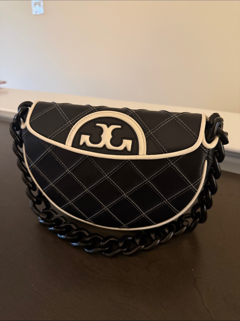 Tory Burch Fleming Soft Mini Crescent